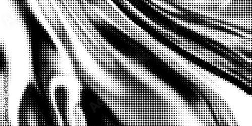 Halftone faded gradient texture. Grunge halftone grit background. White and black sand noise wallpaper. Retro pixilated vector backdrop