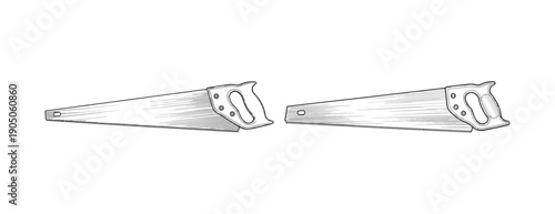 Simple line drawing of two metal clips or clamps on a white background.