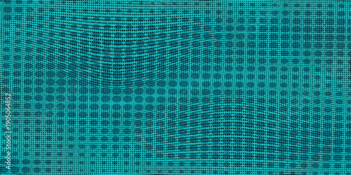 A colorful vector illustration featuring an arrangement of multicolored dots in a gradient pattern, creating a dynamic and abstract design with a pointillism effect.