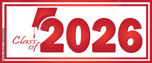 Graduation 2026 red