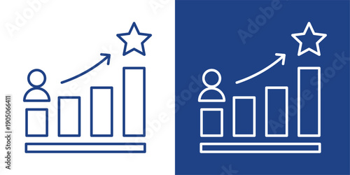 Reach Blue And White Icon Style Collection