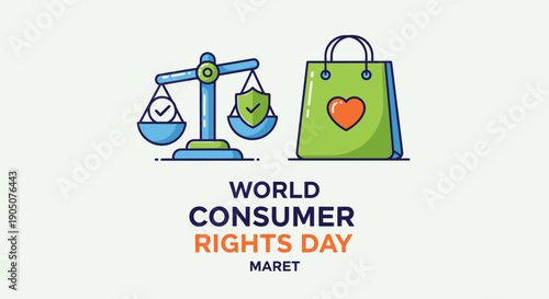 Scales and Shopping Bag with Heart.