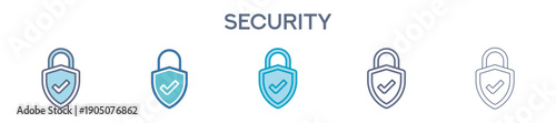 Security Icon Set - Cryptocurrency Protection And Data Safety 