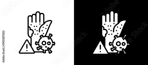 Infectious Disease lineglyph icon