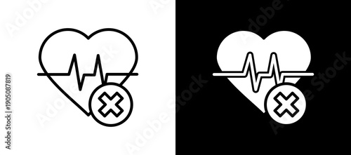 Heart Disease lineglyph icon