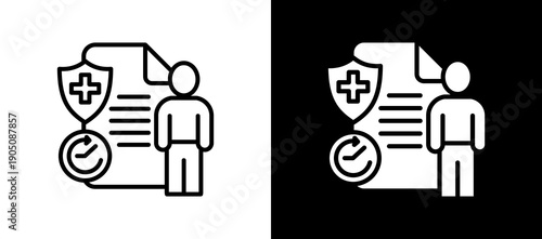 Emergency Treatment lineglyph icon