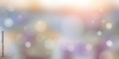 Vector spring background, bokeh effect, banner