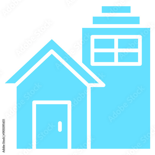 real estate icon vector