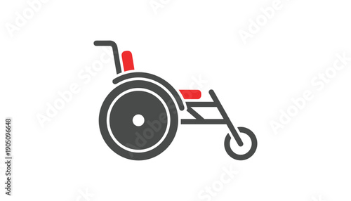 Wheelchair icon side view disability mobility