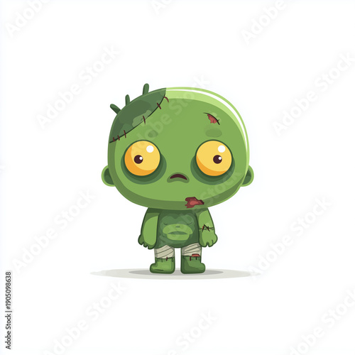 Big Eye Zombie Vector