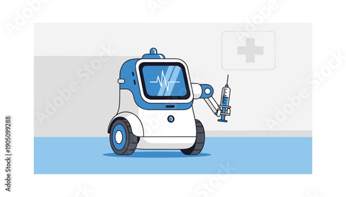 Medical delivery robot hospital technology