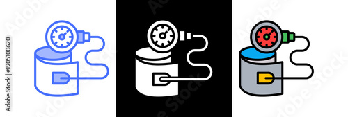 Hypertension triple icon