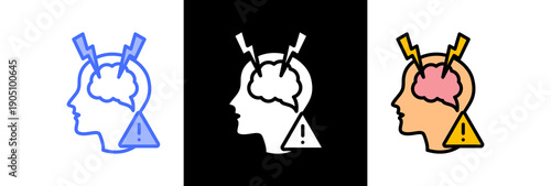 Stroke Risk triple icon