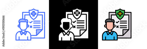 Disease Prevention triple icon