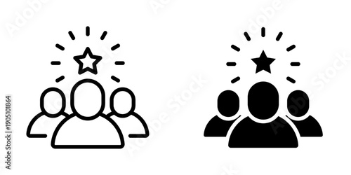 Leadership icon, element icon for business concept, Design Branding, Print, and Digital Media