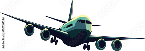 Take your design projects off the ground! ✈️ Get this sharp and modern vector-style airplane illustration. Beautify your design content in an instant. Efficient, aesthetic, and ready to use! 🚀