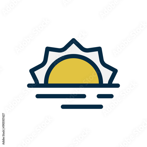 Sunrise Icon - Fajr Prayer and Suhoor Time Graphic