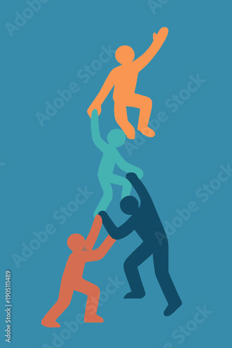 Community Empowerment Flat Art