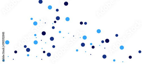Light BLUE vector layout with circle shapes. Blurred decorative design in abstract style with bubbles. Template for your brand book.