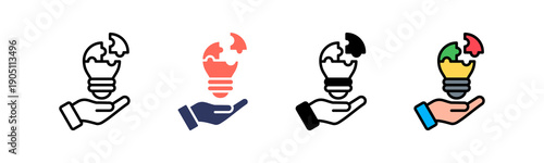 Problem Solving Icon Multiple Style