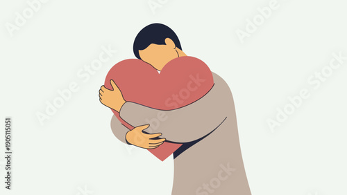 Woman Hugging Person Showing Love and Affection.