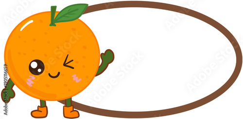 orange fruit character