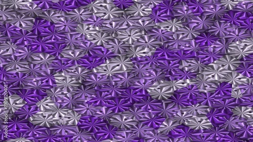 Wallpaper Mural Abstract Purple and Silver Geometric Starburst Pattern Background Torontodigital.ca