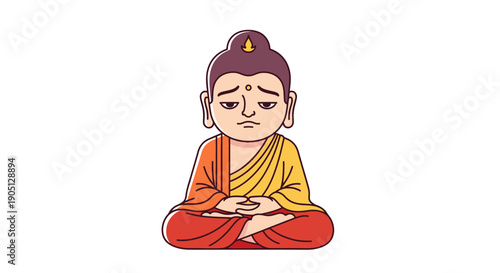 Buddha Sitting Meditation Peaceful Calm Serene.