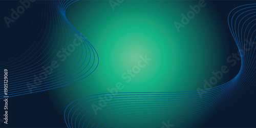 Digital technology speed connect blue green background, cyber nano information, abstract communication, innovation future tech data, internet network connection, Ai big data, line dot illustration