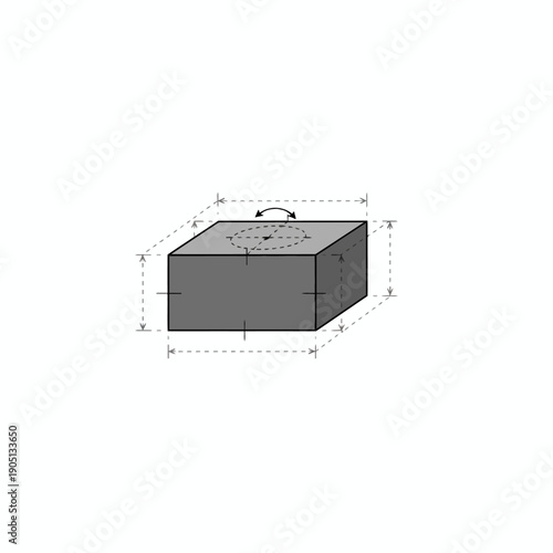 steel fabrication tolerance zones shown geometrically, precision flat engineering layout, monochrome gray palette, 