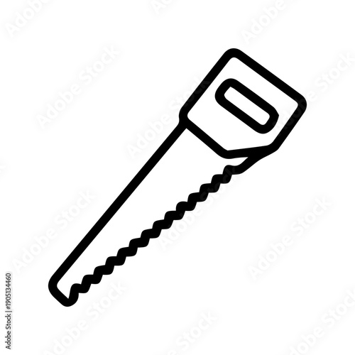 Hand Saw Outline Icon