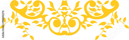 Floral pattern. wood carving pattern