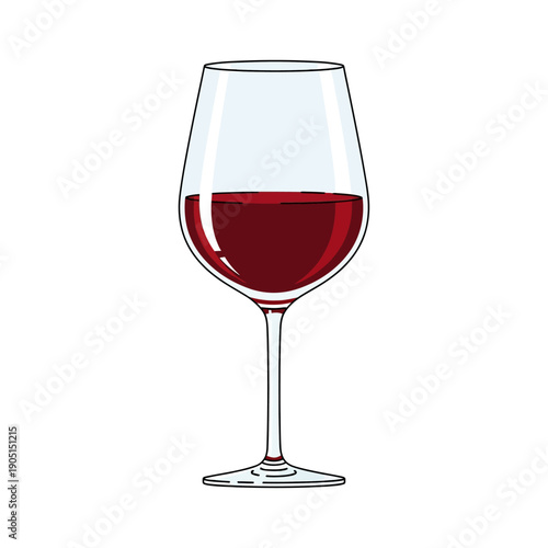 glass of red wine