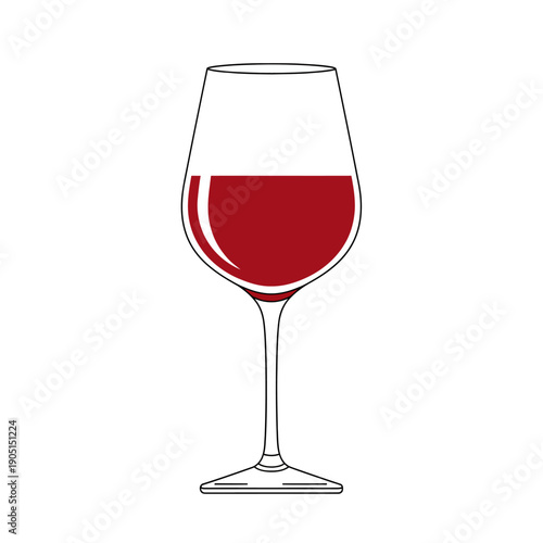 glass of red wine