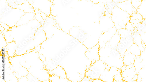 White marble texture with gold veins design element