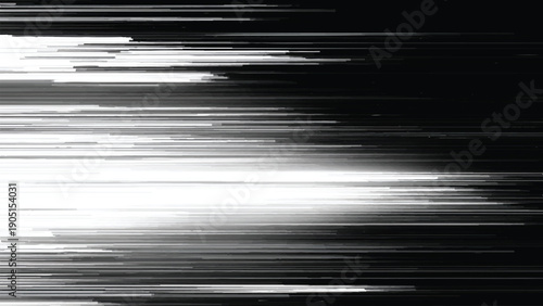 Glitchy digital distortion effect with horizontal lines  abstract noise pattern