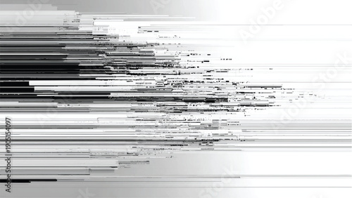 Glitchy distorted digital error bars lines screen