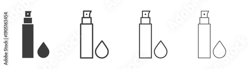 Concealer icon. flat stroke linear simple trend modern logotype design