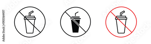 Dont throw away plastic signs. flat stroke linear simple trend modern logotype design