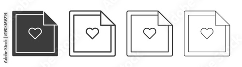 Nicotine patch icon. flat stroke linear simple trend modern logotype design