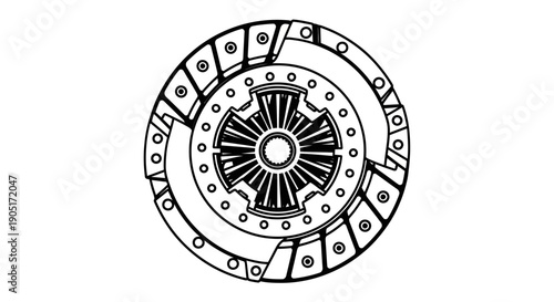 Antique astronomical clock face from Prague featuring a vintage zodiac circle and ancient astrology symbols in a gold vector illustration design