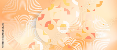 幾何学 抽象 ストライプ ライン サークル 背景