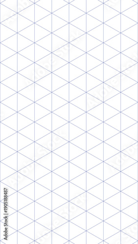 Geometric Isometric Grid Pattern for Technical Drawings and Design Projects
