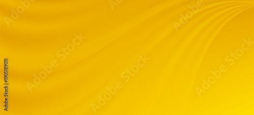 Yellow Background Waving Futuristic Abstract, Modern Design Concept of Overlapping Orange Gradation Yellow Wave