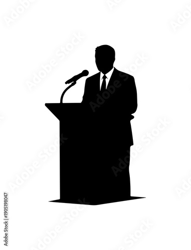 Professional Speaker at Podium