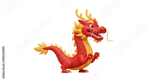 Chinese Dragon Cartoon.
