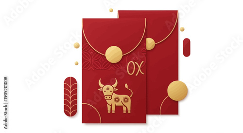 Red Chinese New Year Envelope.