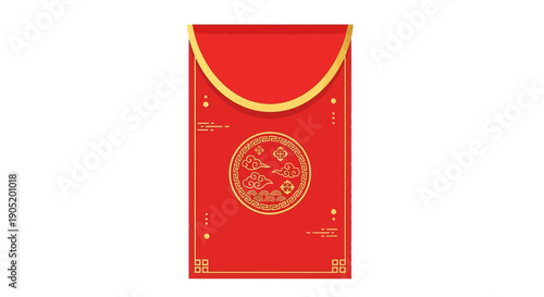 Red Chinese New Year Envelope.