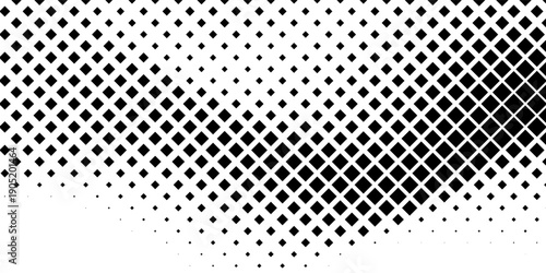 abstract simple big to small black square dot pattern can be used background.