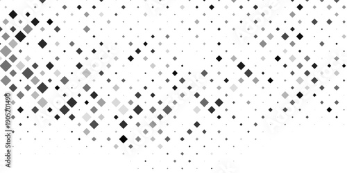 abstract simple big to small black square dot pattern can be used background.